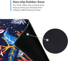 Large Mouse Pad, Desk Mat, Keyboard Pad, Desktop Home Office School Essentials College Cute Decor Big Extended Laptop Protector Computer Accessories Pretty Mousepad XL Leopard Jungle