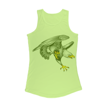 Custom Design Eagle Landing  ﻿Women Performance Tank Top - neverleavehomedeals.com