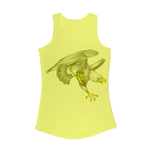 Custom Design Eagle Landing  ﻿Women Performance Tank Top - neverleavehomedeals.com