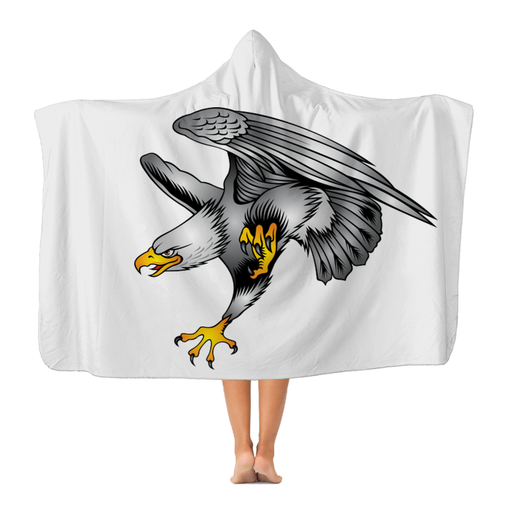 Custom Design Eagle Landing  ﻿Premium Adult Hooded Blanket - neverleavehomedeals.com