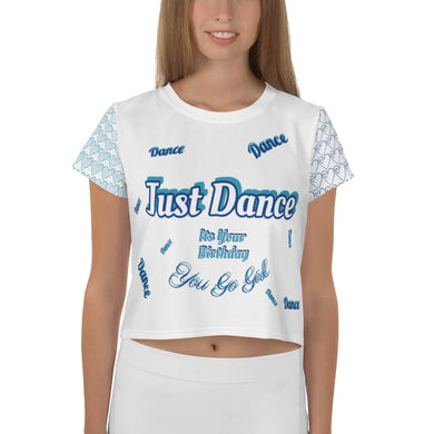 All-Over Print Crop Tee