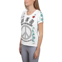 All-Over Print Women's Athletic T-shirt