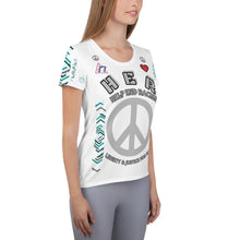 All-Over Print Women's Athletic T-shirt