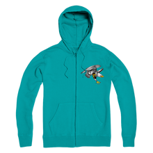 Custom Design Eagle Landing  ﻿Premium Adult Zip Hoodie - neverleavehomedeals.com