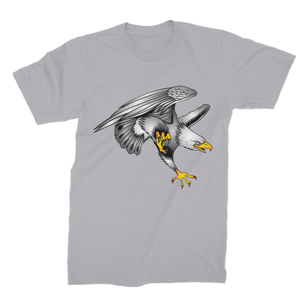 Custom Design Eagle Landing  ﻿Premium Jersey Men's T-Shirt - neverleavehomedeals.com
