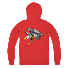 Custom Design Eagle Landing  ﻿Premium Adult Zip Hoodie - neverleavehomedeals.com