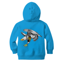Custom Design Eagle Landing  ﻿Classic Kids Zip Hoodie - neverleavehomedeals.com