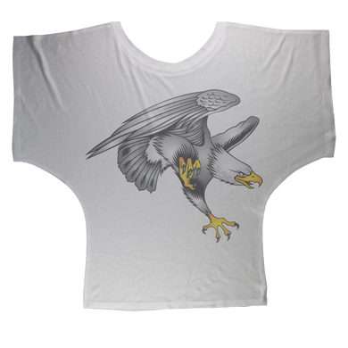Custom Design Eagle Landing  ﻿Sublimation Batwing Top - neverleavehomedeals.com