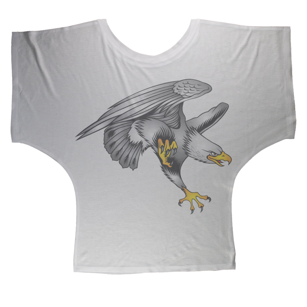 Custom Design Eagle Landing  ﻿Sublimation Batwing Top - neverleavehomedeals.com