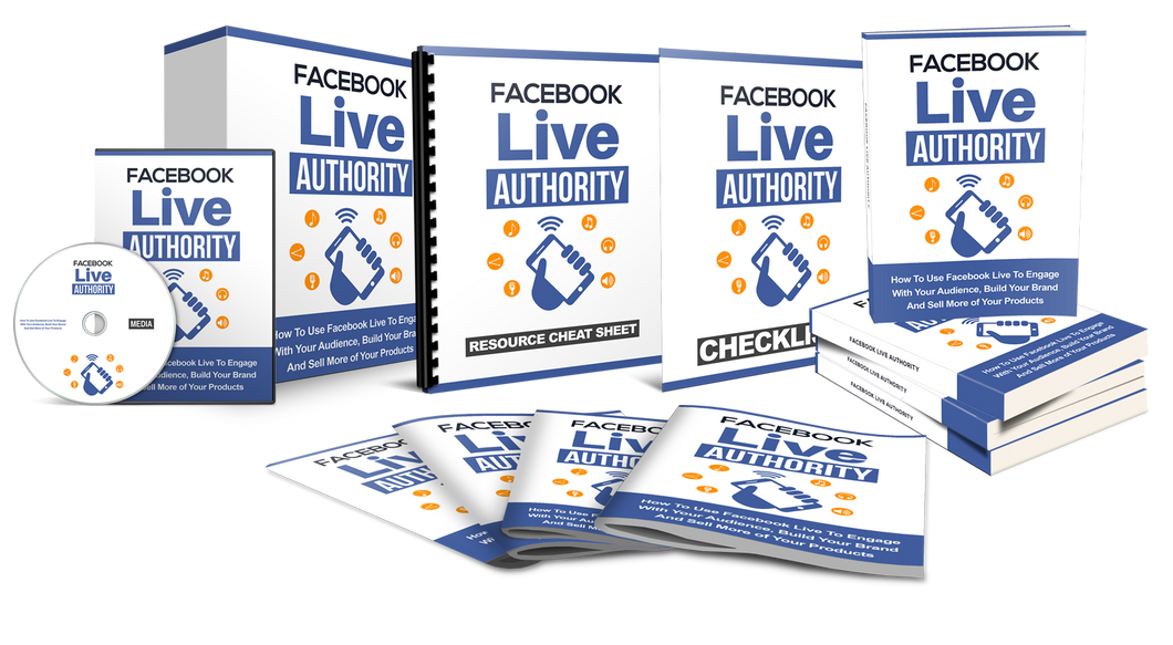 Facebook Live Authority ebook and videos bundle