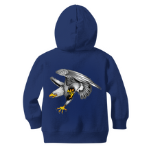 Custom Design Eagle Landing  ﻿Classic Kids Zip Hoodie - neverleavehomedeals.com