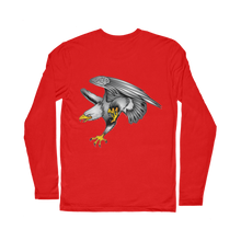 Custom Design Eagle Landing  ﻿Classic Long Sleeve T-Shirt - neverleavehomedeals.com