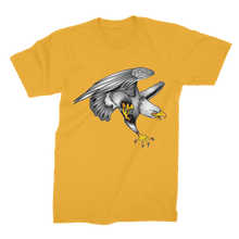 Custom Design Eagle Landing  ﻿Premium Jersey Men's T-Shirt - neverleavehomedeals.com