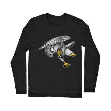 Custom Design Eagle Landing  ﻿Classic Long Sleeve T-Shirt - neverleavehomedeals.com