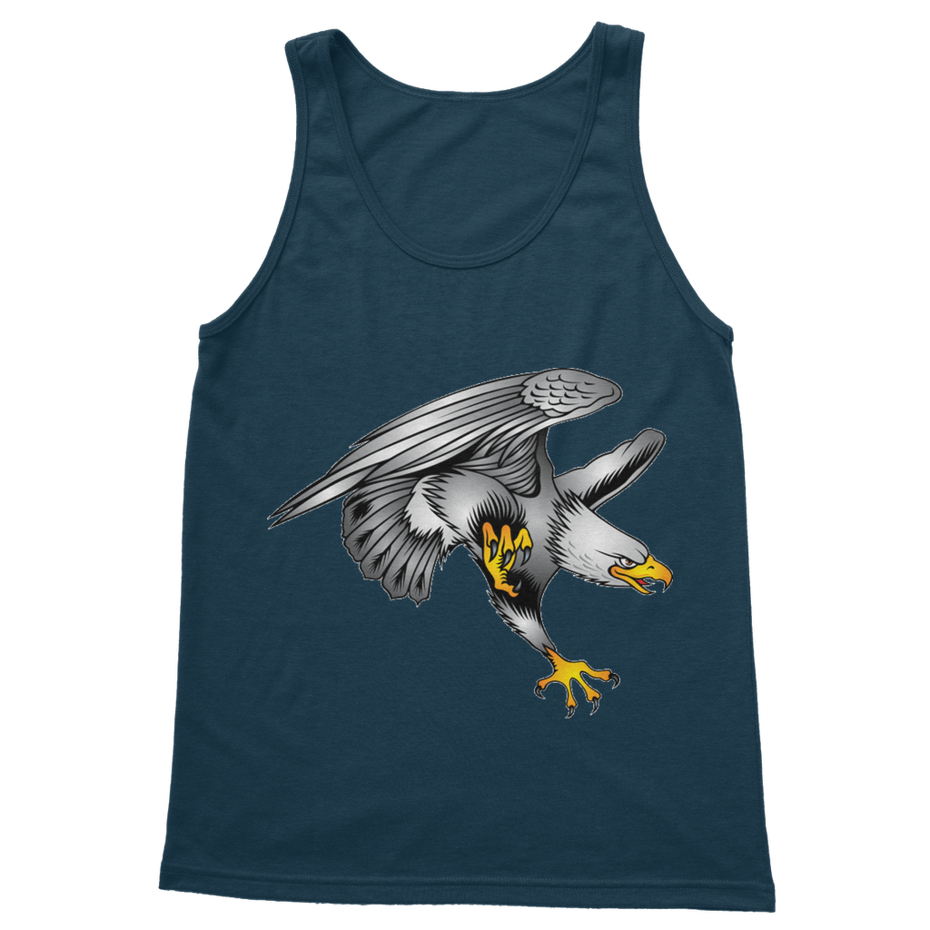 Custom Design Eagle Landing  ﻿Classic Adult Vest Top - neverleavehomedeals.com