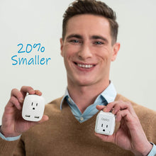 European Plug Travel Adapter Set, 20W PD & QC, Safe Dual USB & USB-C - 2 USA Socket - Compact - Use in Germany, France, Italy, UK - Includes Type E/F, Type C, Type G Swadapt Attachments
