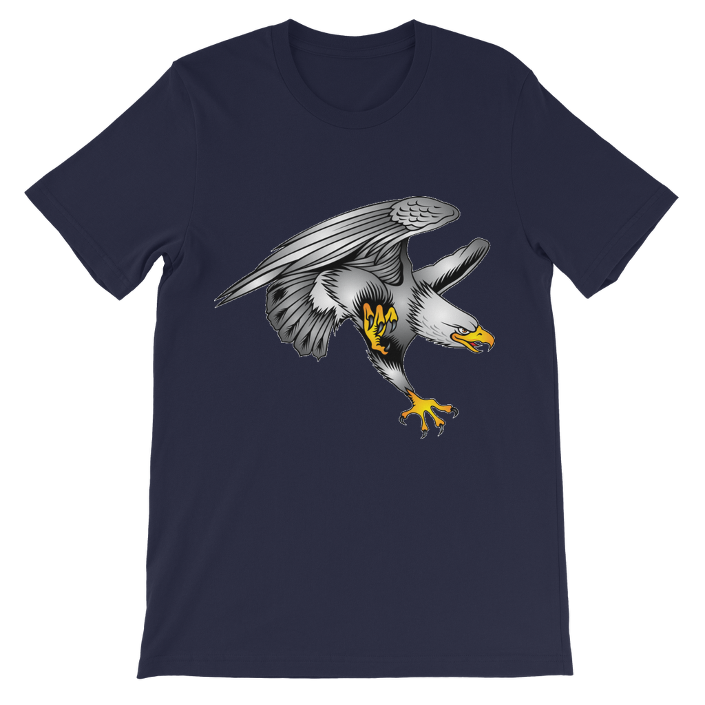 Custom Design Eagle Landing  ﻿Classic Kids T-Shirt - neverleavehomedeals.com