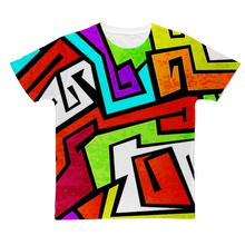 colorful-graffiti-vector Classic Sublimation Adult T-Shirt