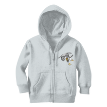 Custom Design Eagle Landing  ﻿Classic Kids Zip Hoodie - neverleavehomedeals.com