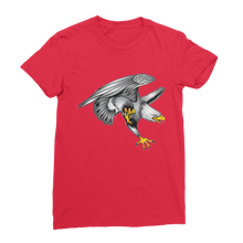 Custom Design Eagle Landing  ﻿Premium Jersey Women's T-Shirt - neverleavehomedeals.com