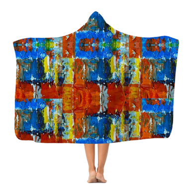 Custom Paint drip hooded-blanket-adult  ﻿Premium Adult Hooded Blanket - neverleavehomedeals.com