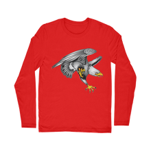 Custom Design Eagle Landing  ﻿Classic Long Sleeve T-Shirt - neverleavehomedeals.com