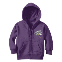 Custom Design Eagle Landing  ﻿Classic Kids Zip Hoodie - neverleavehomedeals.com