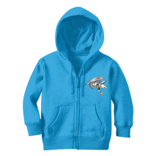 Custom Design Eagle Landing  ﻿Classic Kids Zip Hoodie - neverleavehomedeals.com