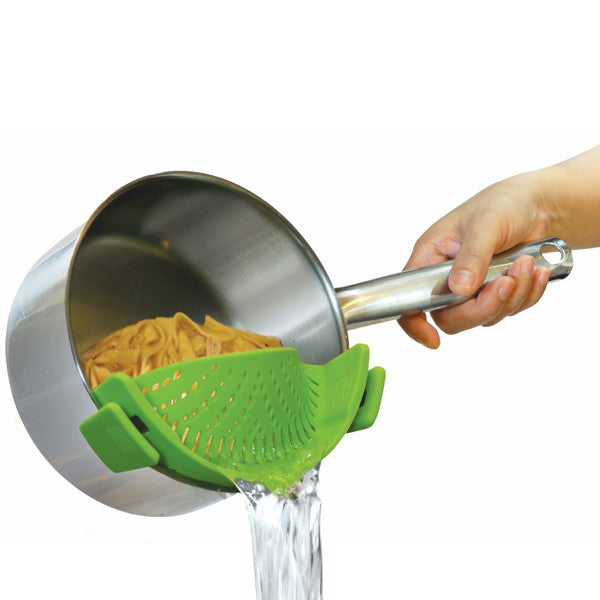 Clip On Silicone Strainer - neverleavehomedeals.com